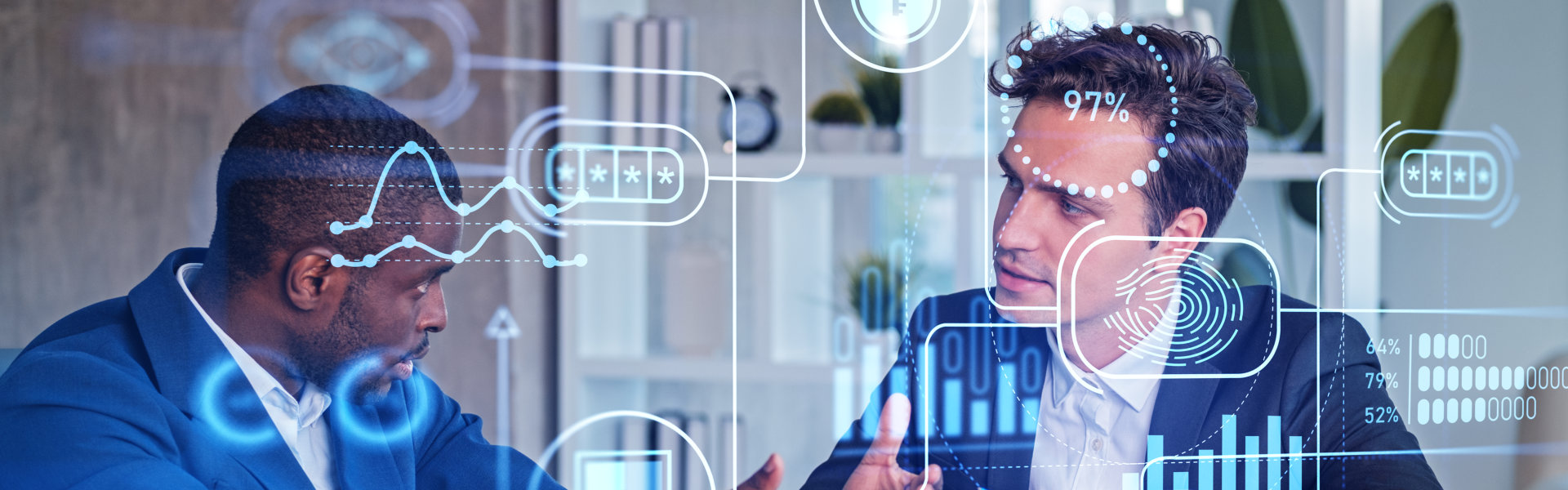 group of people talking